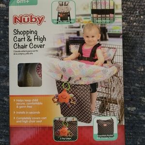 Nuby Shopping Cart & High Chair Cover New in box sealed